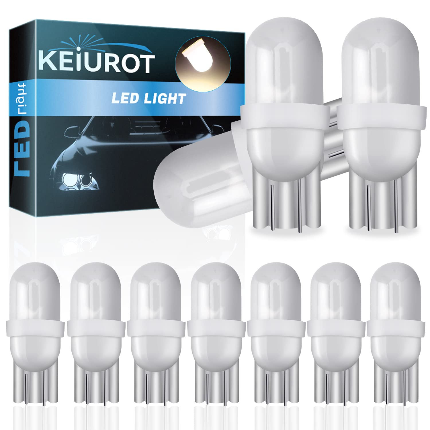 Keiurot 555 Bulb T10 194 DC AC 6V 6.3V for Pinball Led Bulbs
